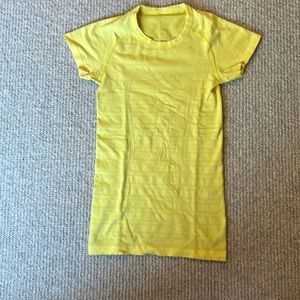 Lululemon Yellow Swiftly Tech t shirt